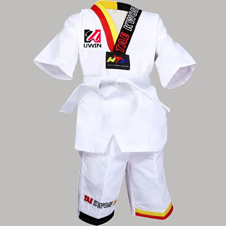 custom wholesale white taekwondo uniform